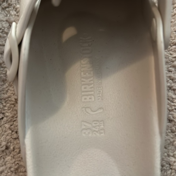 Birkenstock Boston EVA  Cream Clogs - Picture 5 of 6